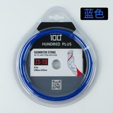 【含稅開發票】台灣出貨 百加 100 T9 T7 T6 T3 羽毛球線 高彈 炫音 細線 訓練耐打 控球 多色 彈性, ZS-T9藍色*1入, 1個