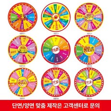 초대형 룰렛판 추첨 돌림판 행사 생일 턴테이블 축제 포함, 1개, 단면 또는 양면 주문제작 - 고객 서비스 문의