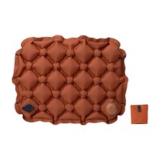 리치모리 휴대용 야외캠핑 등산 초경량 누름식 에어 방석, 브라운