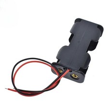 AA 전원 배터리 컨테이너 DIY 슬롯 충전 DR 리드 보관 박스 표준 가방 케이스 홀더, 2 Port 2, 1개