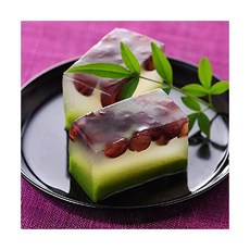 양갱 수과자 작은 팥이 들어간 말차 젤리 380g 자름 없음 11561