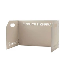 스토브 캠핑 낚시 백패킹 윈드 스크린 바람막이 소형, 01 하얀색