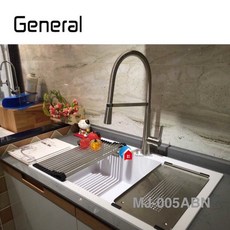 富爾康 General MJ-005ABN 不銹鋼冷熱水無鉛台面式龍頭, 1個