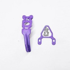 숏 홀아웃컬러블로킹 스타일 리어 스포일러 고정 클램프 소프트 테일 윙 부품 드론용, 1개