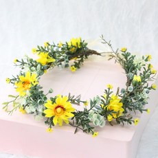 화관 꽃 셀프 웨딩, 고급 화관 I타입