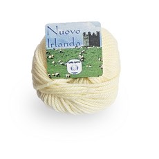 이태리 라나가또 누오보 아일랜드 100% 파인 메리노울 50 gr / ball 고급 수입 손뜨개실, 763.레몬아이보리, 1개