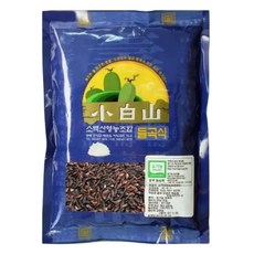 유기 농 찰흑미 1kg 2024년산 보리 늘보리 잡곡 현미 흑미, 1개