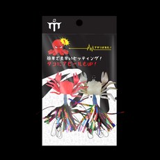 문어채비 직결 4도래 문어 게채비 스커트 일체형 선상 타코 도래, 단품