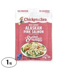 치킨오브더씨 야생 알래스카 분홍 연어, 1개, 70g