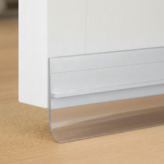 문틈 문하단 밀폐 방음 바람막이 틈새 차단 테이프 실리콘 틈막이 문풍지 6m 세트, 1세트