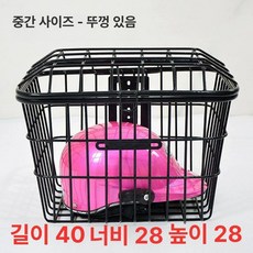 짐보관 장착 철망 자전거 전동차 후면 바구니 바스켓 수납 정리 짐카트, 뉴 40 밴드 벤딩 x 백 액세서리, 1개