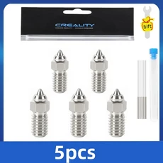 Creality Ender 3 SE 구리 합금 노즐 키트 5 프린터 니켈 고속 인쇄용, 06 5pcs, 05 0.4mm, 06 5pcs
