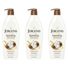 저겐스 하이드레이팅 코코넛 모이스처라이저, 3개, 496ml