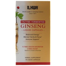 ilhwa 一和 酵素發酵人蔘液體膠囊, 10片, 1個