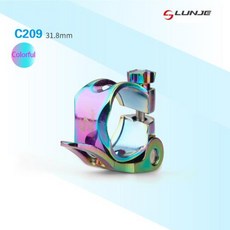 자전거 시트 포스트 클램프 28.6/31.8/34.9mm 튜브 MTB 클립 알루미늄 합금 부품 안장, 13)C209-31.8mm-색상ful