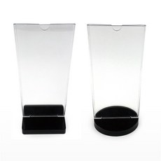 스탠드메뉴꽂이(포장) 아크릴POP, 타원