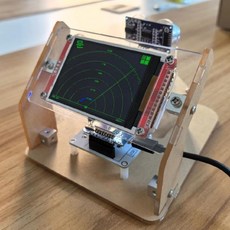 초음파 레이더 스캔 키트 미래 과학 기술 원리 이해 학생 제작, STM32 (대학생), 10세트, 완성된 버전(사용 준비 완료)