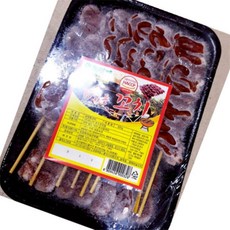 포장마차 업소용 닭염통꼬지(4단 금미 청하 400g) X20대용량