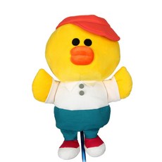 LINE FRIENDS 莎莉造型高爾夫球桿套, 1個