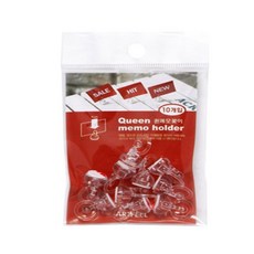 부착형 퀸 메모꽂이 미니 카페 홍보물 매장 사무실 상품안내 식당