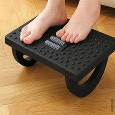 일상발견 발받침대 블랙 마사지풋레스트 책상 지압발받침 블랙 지압발받침