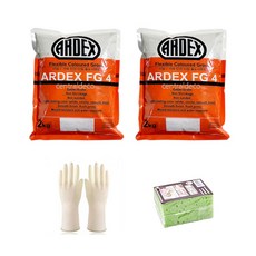 아덱스 FG4 고탄성 방수 줄눈 시멘트 시공세트, 라이트그레이, 2개