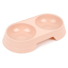 아르테 2구 애완용 식기 1개, 핑크