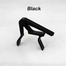 범용 알루미늄 카포 어쿠스틱 기타 전치 클립 우쿨렐레 액세서리 부품, 02 검정색