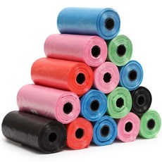 點斷式加厚環保垃圾袋, 1套, 1.5L