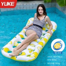수영 링 어린이 구명부표 두꺼운 전복 방지 여자아이 남자 장비 아기 유아, 레몬 할로우 플로트 (권장 무게 90kg 이내) (펌프