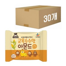 CJ 아이누리 군옥수수맛 아몬드 10g x 30개