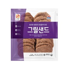 [현대프리마켓] 사조오양 숯불그릴샌드 1.1kg, 1개