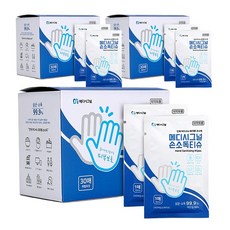 메디시그널 개별포장 손소독티슈 휴대용 손티슈 30매 x 3박스
