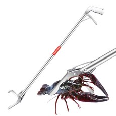 스텐 다용도 레스 대형 악어 집게 특대형 접이식 다기능 청소집게 뱀집게 물고기집게 다기능 청소집게 뱀집게, 고기집게, 2개