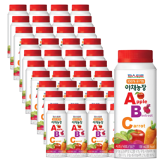 파스퇴르 100% 유기농 야채농장 ABC 냉장주스, 190ml, 40개