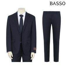 바쏘 울 100 슬림핏 내추럴 스트레치 수트BSY1JQ01ABSY1PQ01A 2775649