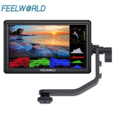 Feelworld FW568 V3 카메라 용 모니터 6 인치 IPS 초박형 1920x1080 고해상도 3D LUT HD