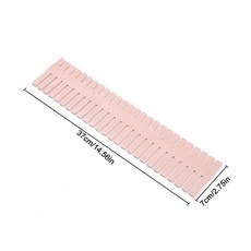 칸막이 조정 수납 캐비닛 속옷 양말 잡화 서랍 정리함, 6. Pink