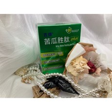 杏輝 苦瓜胜肽plus膠囊 60粒 鋅元素 秋葵萃取物 薑黃萃取物 褐藻醣膠 植物性胰島素, 1個