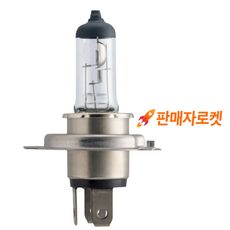 현대모비스 할로겐 전조등 헤드라이트 전구 현기스토어, 2개, H4