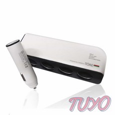 요비월드 USB 4구 소켓 차량용핸드폰충전기 차량핸드폰충전기 자동차충전기
