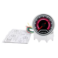 52mm 아날로그 LED 흰색 케이스 배기 가스 온도/오일 온도/전압/타코미터/부스트/수온/EGT 게이지, 05 AIR FUEL RATIO