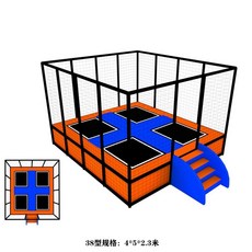 점핑머신 야외 방방이 대형 트램폴린, B 타입, 1개