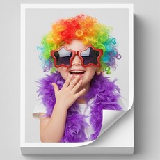 GShuang 접착식 고광택 잉크젯 사진 인화지 포토용지 150g, 50매, A4