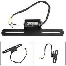 通用款改裝後牌架 FE-649，適用於 Honda Kawasaki Suzuki, 1個