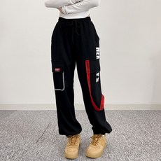 댄마샵 허쉬라인 여성 줌바댄스복 방송댄스복 힙합 와이드 조거팬츠