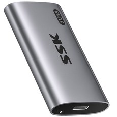 SSK 1TB SSD 외장 하드 드라이브 휴대용 최대 550MB/s 고속 솔리드 스테이트 드라이브 USB 3.2 2세대 15/Pro Windows Mac Android LE