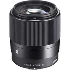시그마 30mm F1.4 컨템포러리 DC DN 렌즈 (소니 E 마운트용 302965) (리퍼비시 제품), 시그마 30mm F1.4 컨템포러리 DC DN 렌즈 (