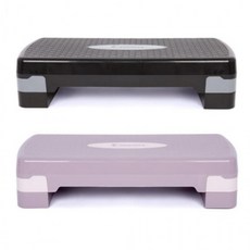 스탭박스 홈트 유산소 스텝박스 계단 운동 기구 2단 2컬러 - 홈트레이닝 유산소운동 스텝퍼, 아이스바이올렛