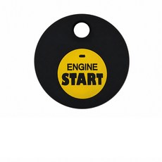 gogoro鑰匙套 gogoro鑰匙專用鑰匙套 ENGINE START黑黃 ai1 ur1 ec05 VIVA Luna, start黑黃鑰匙套, 1個